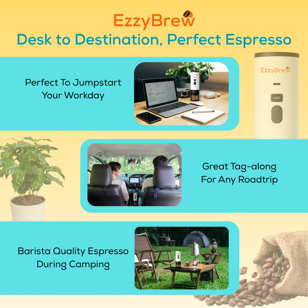 EzzyBrew - Portable Espresso Machine