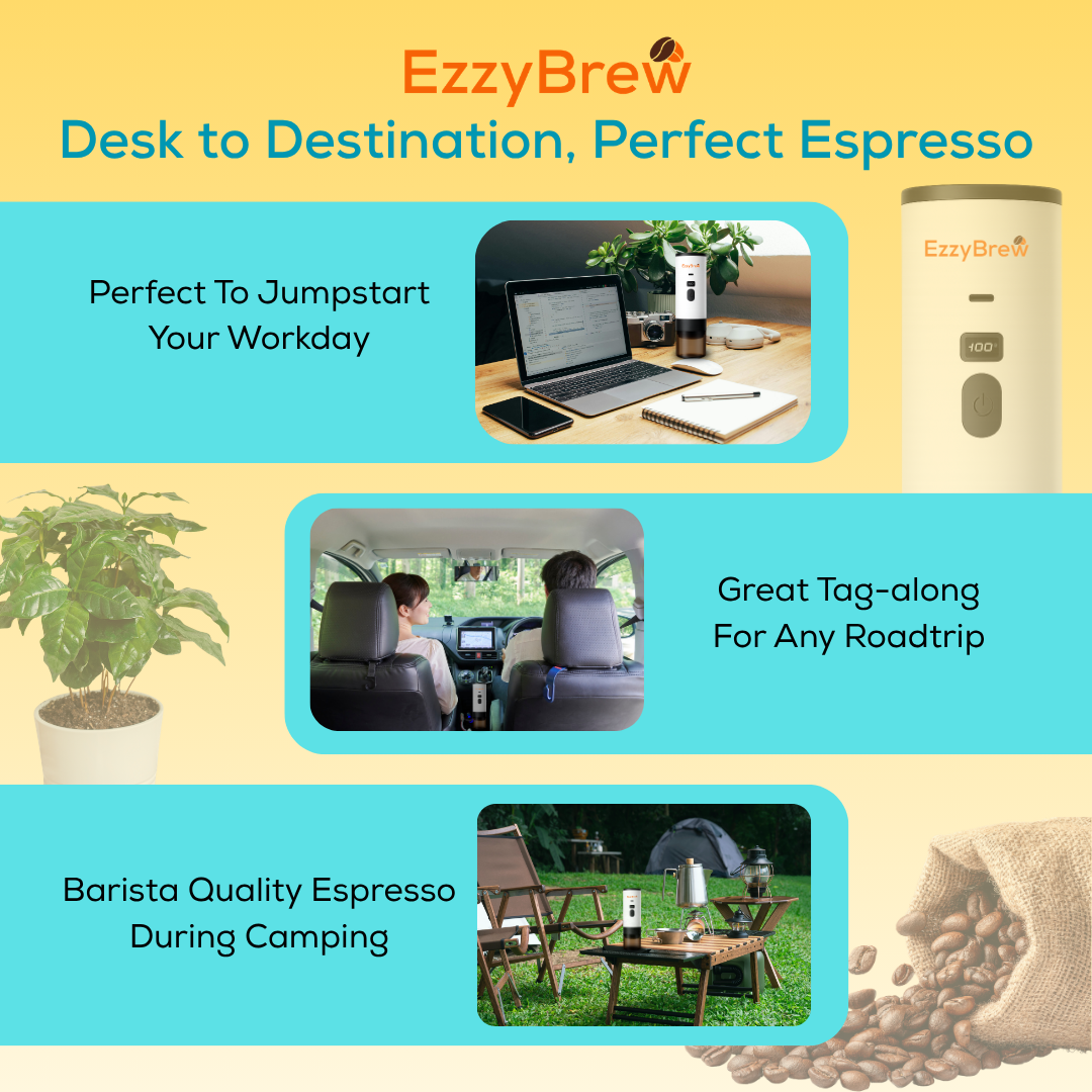 EzzyBrew - Portable Espresso Machine